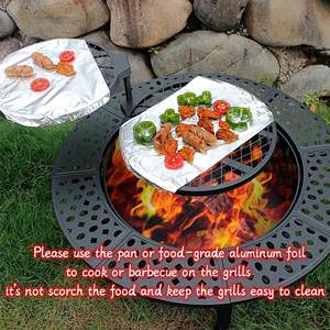 Modern Solid Construction India Iron <b>Fire</b> Pit Natural <b>Gas</b> <b>Portable</b> Outdoor Warmth Garden Decoration Patio Use up to 9999 BTU - Product Image 5