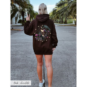 Vente en gros 330gsm 100% coton pantalons de survêtement baggy à motifs sweat à capuche pour hommes avec logo personnalisé broderie hiver impression 3D sweat à capuche en relief - Product Image 6