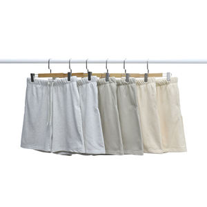 Pantalones cortos de chándal de algodón Premium para hombre, malla seca para baloncesto 2025, pantalones cortos informales de verano para correr para hombre, logotipo personalizado bordado - Product Image 5