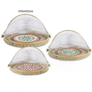 Bandeja para servir de fregona de mezcla de algas marinas de alta calidad con cubierta de comida ecológica para el hogar, cocina, restaurante, almacenamiento hecho en Vietnam - Product Image 6