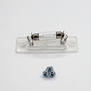 3B5943021E 12V 10W ไฟป้ายทะเบียนสำหรับ VW สำหรับ T5 ทัวรัน แคดดี้ กอล์ฟ พลัส สโกด้า ซูเพิร์บ ไอ เอบีเอส เลนส์ใส - Product Image 1