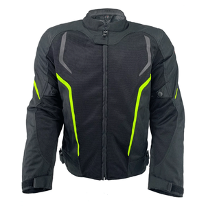 Chaqueta Deportiva de Motocicleta Personalizada de Alta Calidad, Transpirable, Resistente al Viento, Talla Grande, con Armadura de Cordura CE - Product Image 1