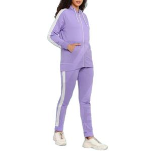 Ensemble de survêtement à manches longues pour femmes pour la course à pied et le sport survêtement de style nouveau personnalisé pour femmes de haute qualité - Product Image 1