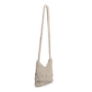 Bolsos de tirantes de nuevo estilo hechos a mano para mujer hechos de cordón de algodón natural tejido en India, producto de letreros de boda - Product Image 3