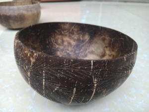 Tazón de madera de coco ecológico directo de fábrica, decoración de iluminación para el hogar, artesanía, precio competitivo - Product Image 3