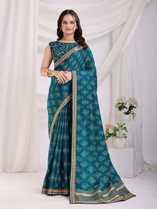 Fournisseur indien Saree en soie respirante de la meilleure qualité pour les tenues traditionnelles de fête et de mariage des femmes au meilleur prix - Product Image 3