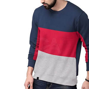 เสื้อสเวตเชิ้ตสำหรับผู้ชายเสื้อสเวตเชิ้ตสีแบบบล็อกสำหรับผู้ชายสไตล์ใหม่สำหรับฤดูหนาว - Product Image 2