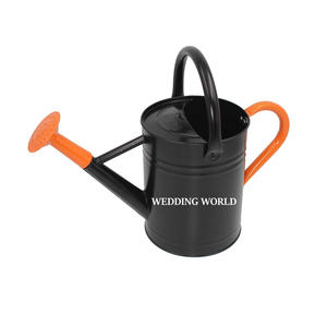 กระป๋องน้ำโลหะทรงกลมสำหรับบ้านและสวนกระป๋องใส่น้ำเคลือบผงสีขาวหรูหราขนาดตามสั่ง - Product Image 2