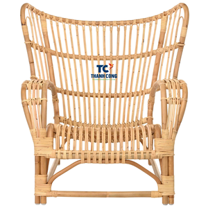 เก้าอี้ทานอาหารเครื่องจักสานสไตล์เป็นมิตรต่อสิ่งแวดล้อมจากเวียดนามส่งออกเฟอร์นิเจอร์หวายทำมือสำหรับรีสอร์ทวิลล่าที่ทันสมัยและการออกแบบตกแต่งภายใน - Product Image 2