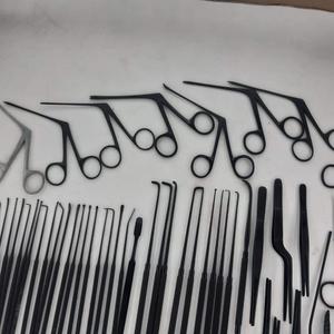 Juego de Instrumentos para Timpanoplastia, Instrumentos de Microcirugía de Oído, Instrumentos ORL, Herramientas Quirúrgicas de Acero Inoxidable con Recubrimiento Negro, Certificación CE - Product Image 3