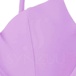 Conjunto de Bikini de Corte Alto de Color Sólido Personalizado, Estilo Sexy, Ropa de Playa para Mujer, Estampado de Logotipo Frontal, Talla Regular, Conjunto de Bikini con OEM - Product Image 5