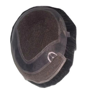 Toupet pour homme Taz Hair, perruque 100% cheveux humains, densité brute 60%-150%, cheveux indiens Remy, pièces imperméables, vague d'eau - Product Image 6