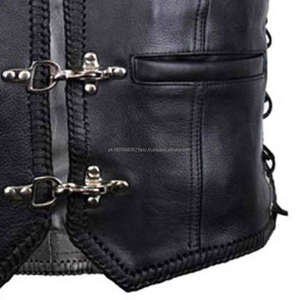 Chaleco de Motocicleta para Hombre, Talla Grande, de Cuero Vacuno Negro, Transpirable, de Secado Rápido, con Calefacción, de Alta Calidad, Invierno 2025, OEM Original - Product Image 3