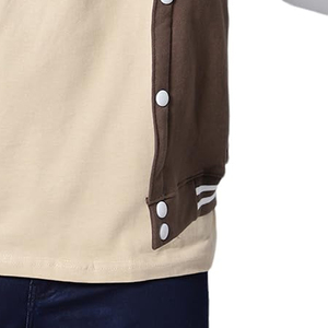 Meilleure vente hommes 100% laine hiver polaire veste haute qualité Varsity Style col montant avant décoration Letterman tissu - Product Image 6