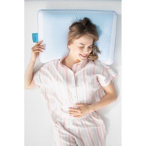 Almohada Ortopédica de Espuma Viscoelástica con Gel Refrigerante Bonni, Anti-Sudor, Soporte para el Cuello, 59x39x15.5cm - Product Image 4