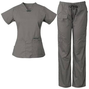 Uniforme médico para mujer, diseñado para brindar flexibilidad en el trabajo y comodidad relajada durante largas jornadas en entornos sanitarios. - Product Image 3