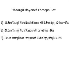 Pinzas Quirúrgicas Profesionales Microquirúrgicas de Bayoneta, Juego de Pinzas Yasargil de Acero Inoxidable Premium, Instrumento Manual, Gran Venta 2026 - Product Image 4