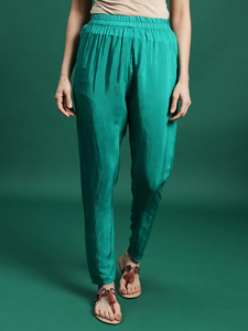 Ensemble d'été pour femmes, kurta Anarkali à manches longues et col en V, broderie bleue élégante, pantalon palazzo et dupatta - Product Image 6