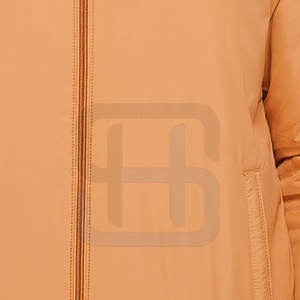 Diseño de logotipo personalizable Chaqueta de bombardero ligera para hombre Cuello alto Estilo callejero Tela de lona para el servicio del OEM del invierno - Product Image 6