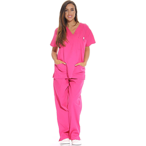 Uniformes Médicos Profesionales de Hospital, Tela de Algodón, 200 GSM, Uniformes Resistentes para Médicos y Enfermeras - Product Image 1