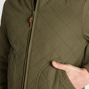 Chaqueta de Invierno con Cierre para Hombre, al por Mayor, de Alta Calidad, Estilo Casual, Satinada, con Decoración Bordada, Nuevo Diseño OEM, Estilo Urbano - Product Image 3