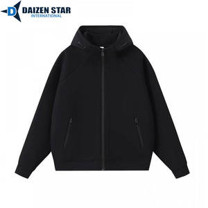 Sudaderas con Cremallera para Hombre, Color Sólido, 100% Algodón Felpa, Corte Regular, Invierno, Casual, Servicio OEM, 500 Gramos, Ropa Urbana - Product Image 3