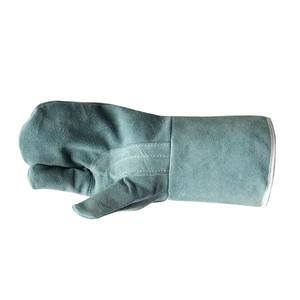 Swelder Guantes de soldadura Mig resistentes al calor de cuero de vaca azul de 14 pulgadas con forro - Product Image 2