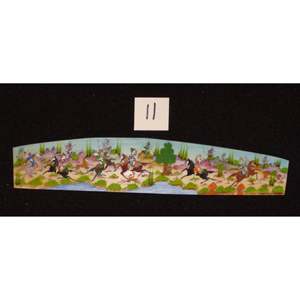 Miniature d'art mural persan sur os, peinture d'art fine faite à la main, prête pour la décoration de la maison, 9 X 2 Abcpm0164 - Product Image 1
