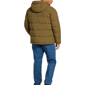 Chaqueta acolchada utilitaria acolchada para hombre, novedad de invierno, chaqueta informal con burbujas, abrigo cortavientos con capucha, abrigo cálido de Color sólido OEM - Product Image 3