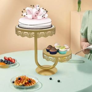 ที่วางเค้กแบบหรูหราที่วางคัพเค้กขนมหวานสำหรับงานแต่งงานที่บ้านโรงแรมร้านอาหารงานเลี้ยงวันเกิดของตกแต่งงานอีเว้นท์ - Product Image 4