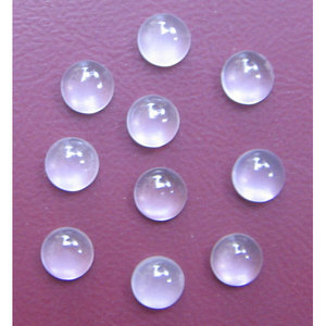 Cabujón de Cuarzo Rosa Facetado en Forma de Corazón, Gema de Cristal Premium de 10 mm, Pulido y Tallado para Decoración, 8 mm de Alto, Rosa Natural - Product Image 1