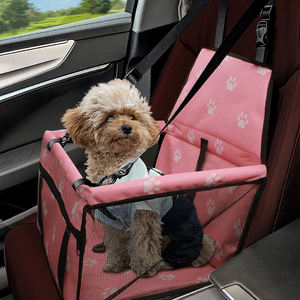 Asiento de Coche Portátil para Perros, Transportín de Viaje para Mascotas, Elevador para Perros, Asiento Trasero Plegable de Oxford Lavable, Bolsa de Viaje para Mascotas para Gatos y Cachorros - Product Image 1