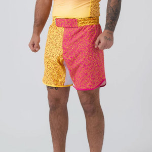 Short de combat MMA personnalisé pour hommes, impression par sublimation, matériau extensible en spandex, kimono de Jiu Jitsu OEM, vêtements d'arts martiaux - Product Image 2