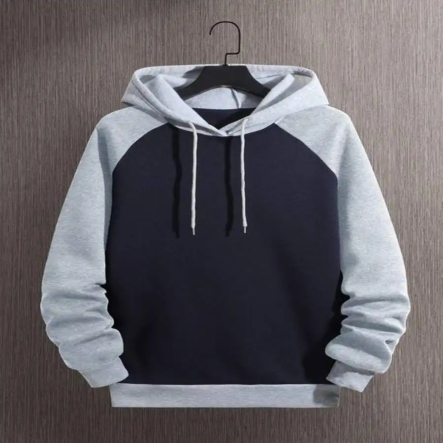 Großhandel Mode solide Farbe leicht Sport bequem aktiv voller Reißverschluss Jackette Elasthan Hoodie reguläre Passform Nylon Herren Gewebe