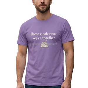 T-shirt décontracté personnalisé avec impression sur le devant pour hommes et femmes, 100% coton, anti-rides, respirant, séchage rapide, manches courtes - Product Image 3