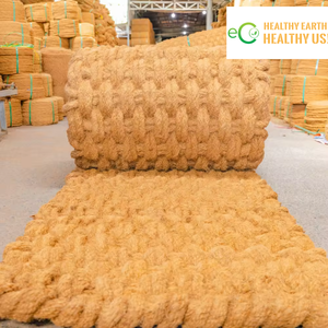 High Quality Coconut <b>Coir</b> Fiber <b>Mat</b> <b>Roll</b> Eco2go Vietnam Manufacturer's Eco-Friendly Product Washable Price - Product Image 4