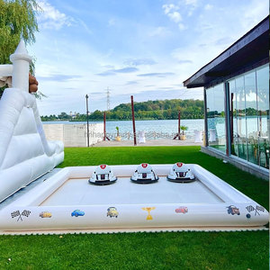 รางแข่งเป่าลมกระเด้งปราสาทเป่าลมกลางแจ้ง<span class=keywords><strong>บ้าน</strong></span>กันชนรถยนต์สำหรับเด็กไฟฟ้า - Product Image 2