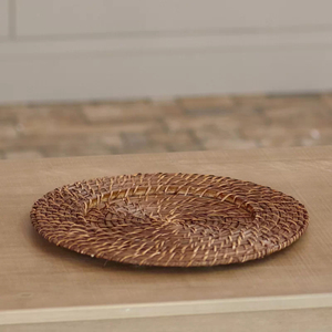 Placa de cargador decorativa con diseño texturizado, vajilla de comedor de lujo para bodas, banquetes, eventos, fiestas, catering, hoteles - Product Image 3