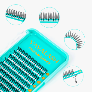 Tower Spire <strong>Eyelash</strong> Extension Handmade for Feathered Natural Long Style 0.07 Thin <strong>Flakes</strong> One Piece Manga <strong>Eyelash</strong> - Product Image 2