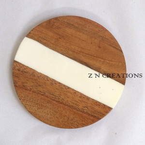 Handmade High Quality Vintage Eco-Friendly Custom <b>Coasters</b> Wooden Resin Marble Drinks Mat & Pads Direct Handcrafted Manufacturer - Product Image 6