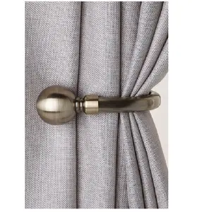 Solid brass curtain tie back holdback wall window curtain holder home accessories living room bedroom hotel hardware 2024