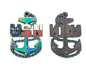 Moneda Conmemorativa Moderna de Diseño Personalizado con Ancla, de Aleación de Zinc, Esmalte Suave, Troquelado e Impresión, Temática Deportiva - Product Image 3