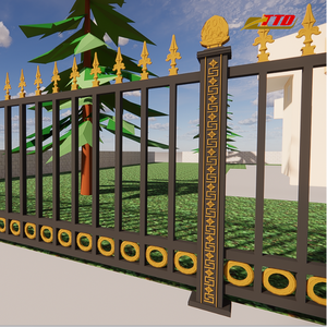 Modern Eco-Friendly Outdoor Fence Panels Iron Fencing with Powder Coating Enhance Privacy Style Protection Long Lasting Quality - Product Image 4