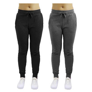 Pantalon de jogging en coton confortable d'hiver pour femmes couleurs personnalisées teint coupe régulière Style décontracté conception avant plat tissu peigné - Product Image 6