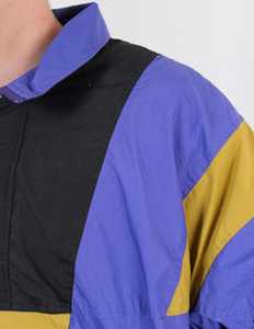 แจ็กเก็ตวอร์มไซส์ใหญ่พิเศษสไตล์วินเทจหลากสีเป็นมิตรกับสิ่งแวดล้อมสำหรับเทศกาลสีม่วงแนววินเทจฤดูใบไม้ผลิ - Product Image 6