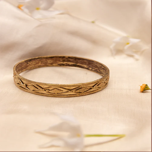 Brazaletes ajustables de latón abiertos - Product Image 2