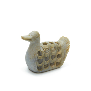 Nouveau dernier de haute qualité indien fait à la main belle stéatite naturelle sculpture sous coupe canard forme Unique décor à la maison artisanat - Product Image 1