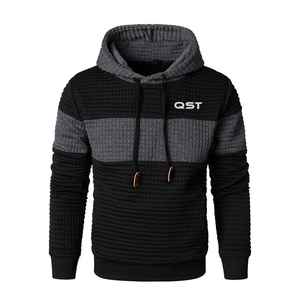 Top hommes décontracté 100% coton sweats à capuche confortable Stretch cordon poche à la mode grande taille poids lourd pull à capuche et sweats - Product Image 1