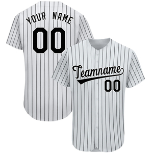 Maillot de baseball impression par sublimation vêtements de softball uniforme blanc bon marché vente en gros maillot de baseball sport personnalisé - Product Image 1