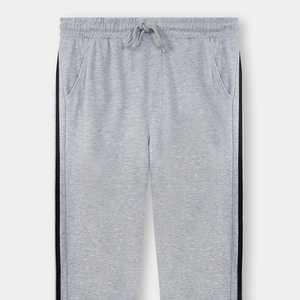 Men's Casual Straight <b>Grey</b> Terry <b>Fabric</b> Trousers 100% High Quality Customizable Breathable Lightweight Elastic Waist Comfortable - Product Image 2